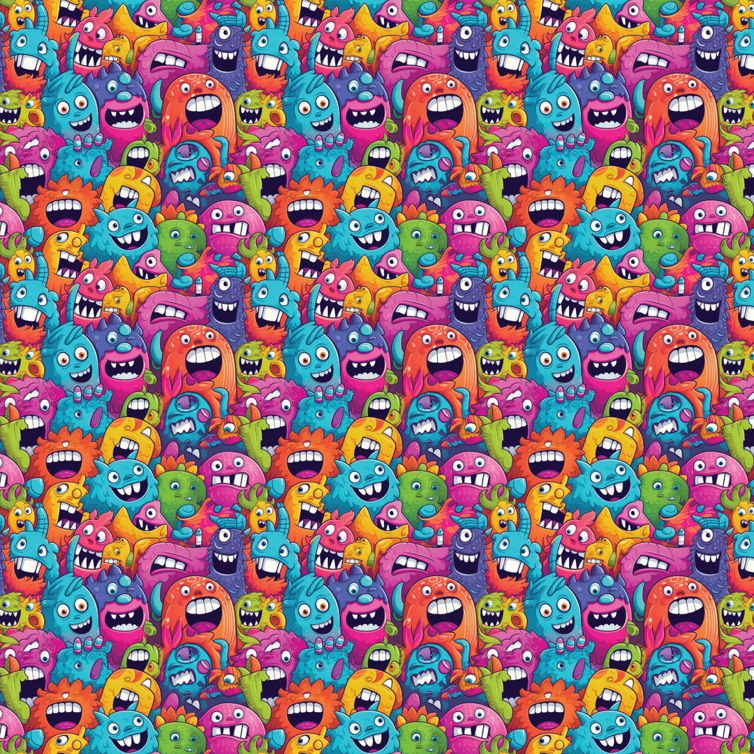 Monster Mash Pattern Acrylic Sheets - CMB Pattern Acrylic