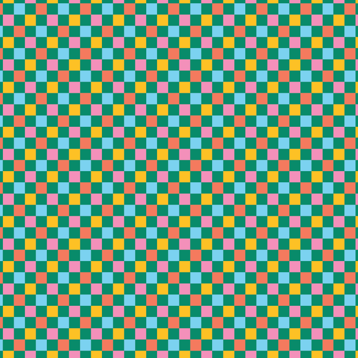 Summer Checkered Pattern Acrylic Sheets - CMB Pattern Acrylic