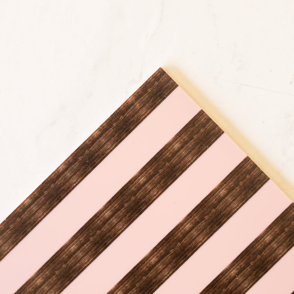 Wood Stripes .5" Pattern Acrylic Sheet - CMB Pattern Acrylic